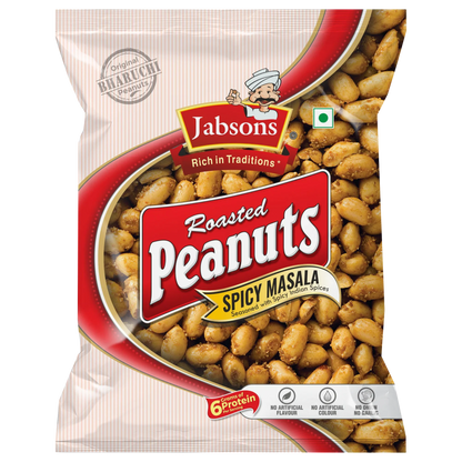 Jabsons Foods Spicy Masala Roasted Peanuts