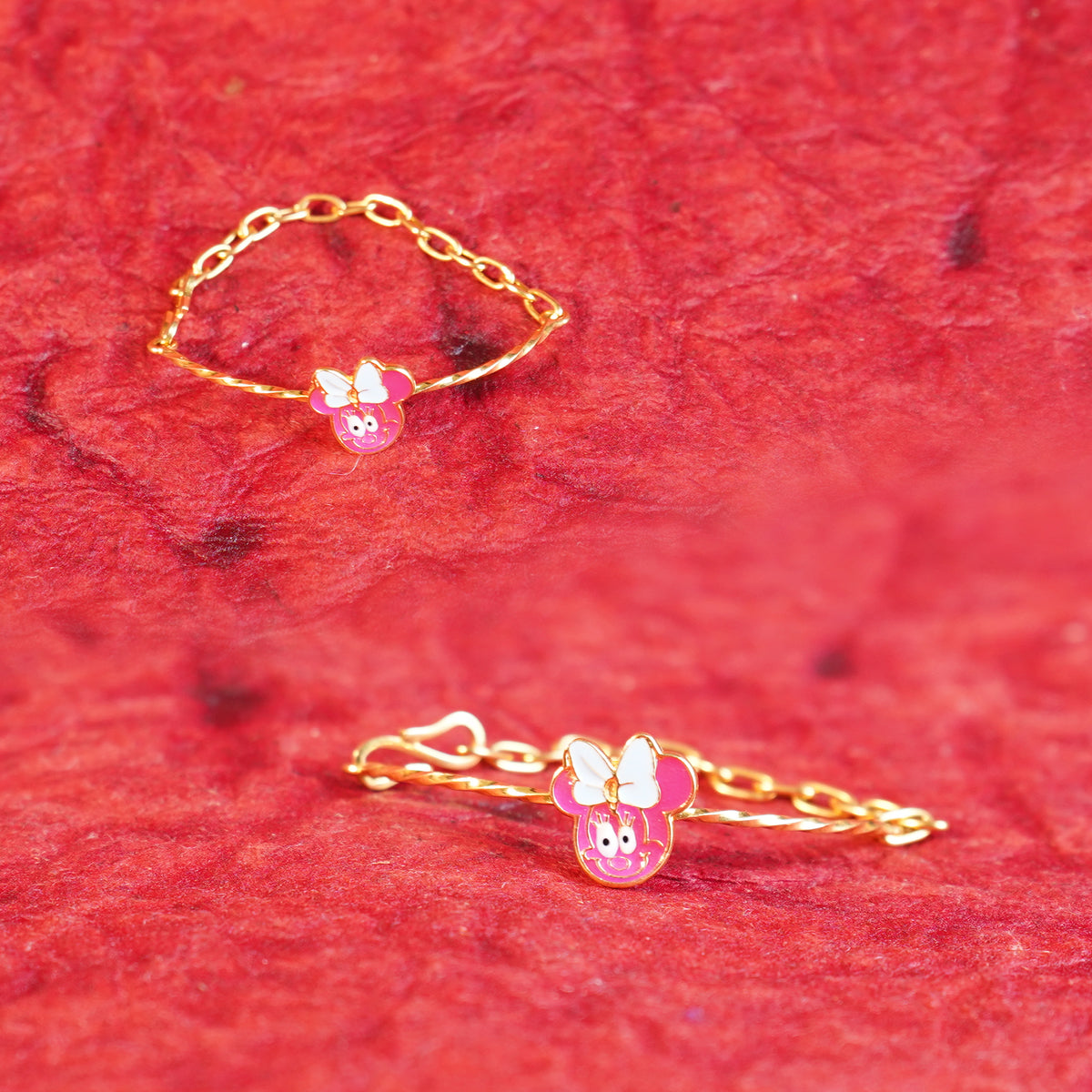 Pure Gold Mini Mouse Baby Braclet 3.37g