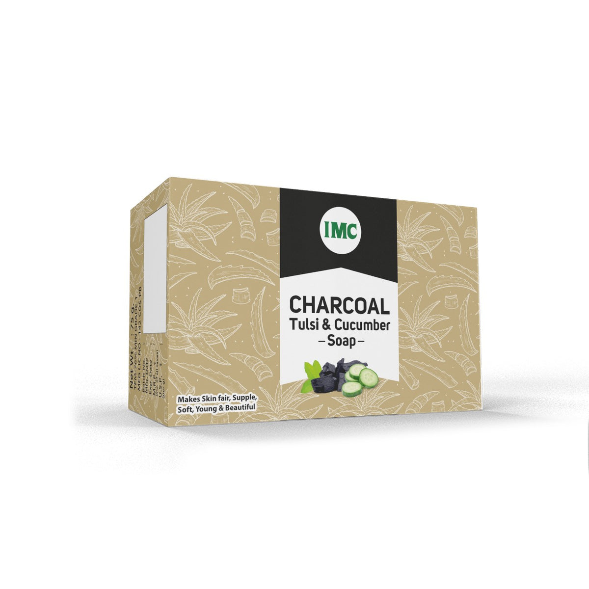 IMC Charcoal Tulsi And Cucumber Soap