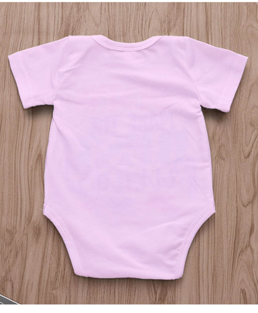KNITROOT My First Diwali Elephant With Diyas Half Sleeves Onesie Pink