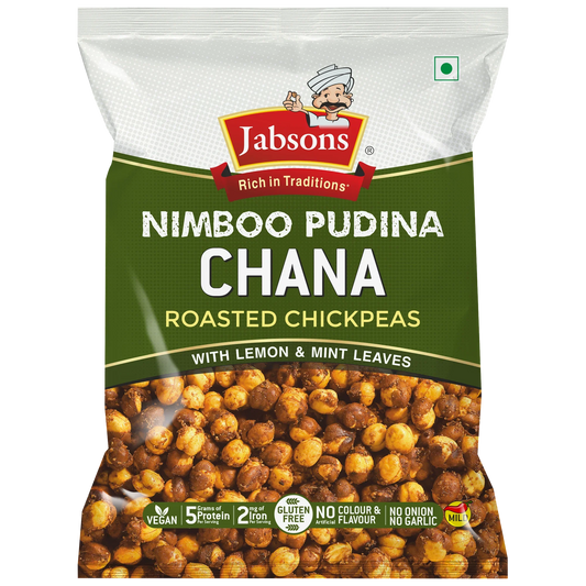 Jabsons Foods Nimboo Pudina Roasted Chana