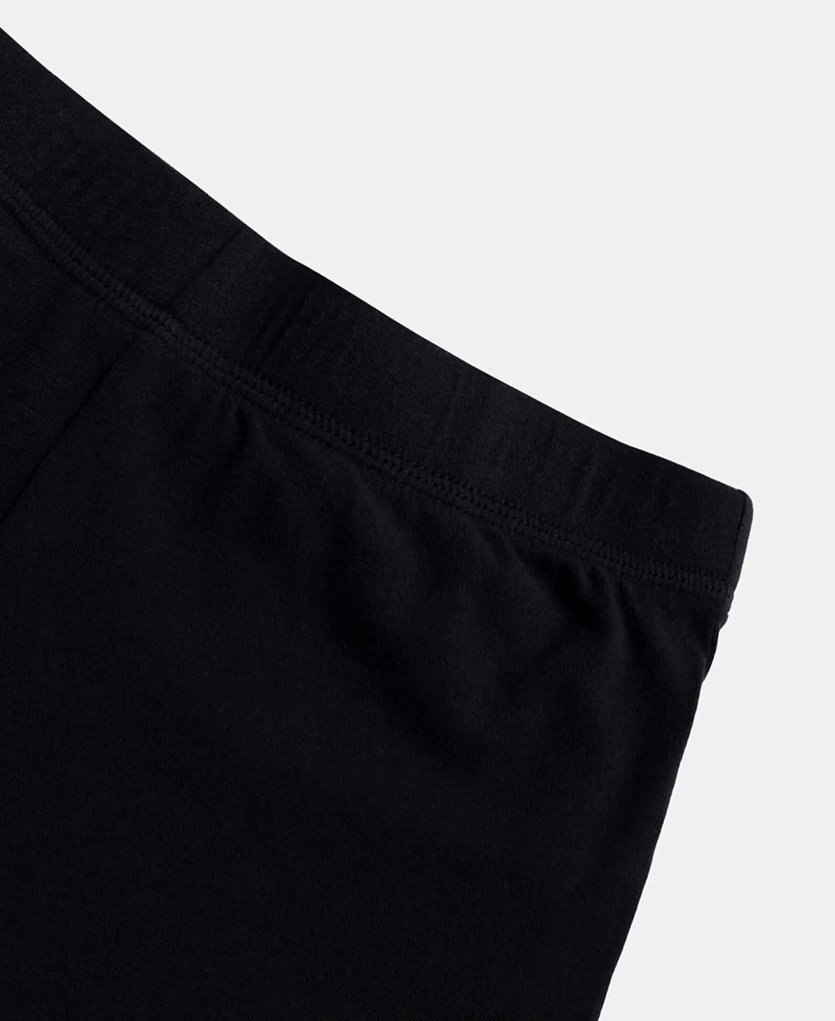 Jockey High Coverage Cotton Shorties With Concealed Waistband | Black