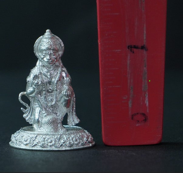 Pure Silver Hanuman 16.49g By Mahita Collections - PUSHMYCART