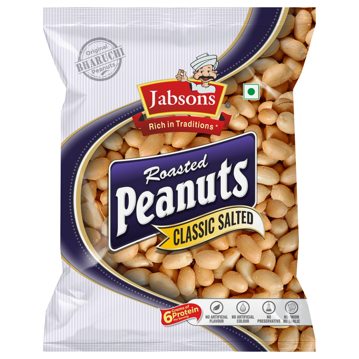 Jabsons Foods Classic Salted Roasted Peanuts