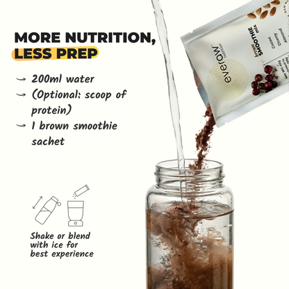 Everaw Nutrition Brown Smoothie
