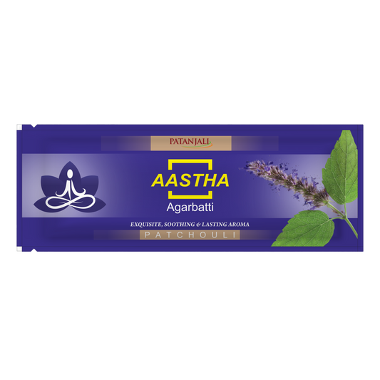 Patanjali Aastha Agarbatti Patchouli - 18 Stick