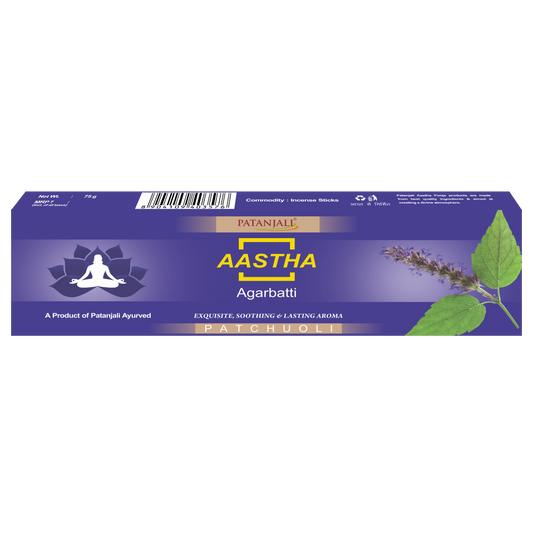 Patanjali Aastha Agarbatti Patchouli 75 G