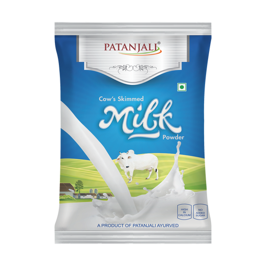 Patanjali Cow's Skimmed Milk Powder - PUSHMYCART