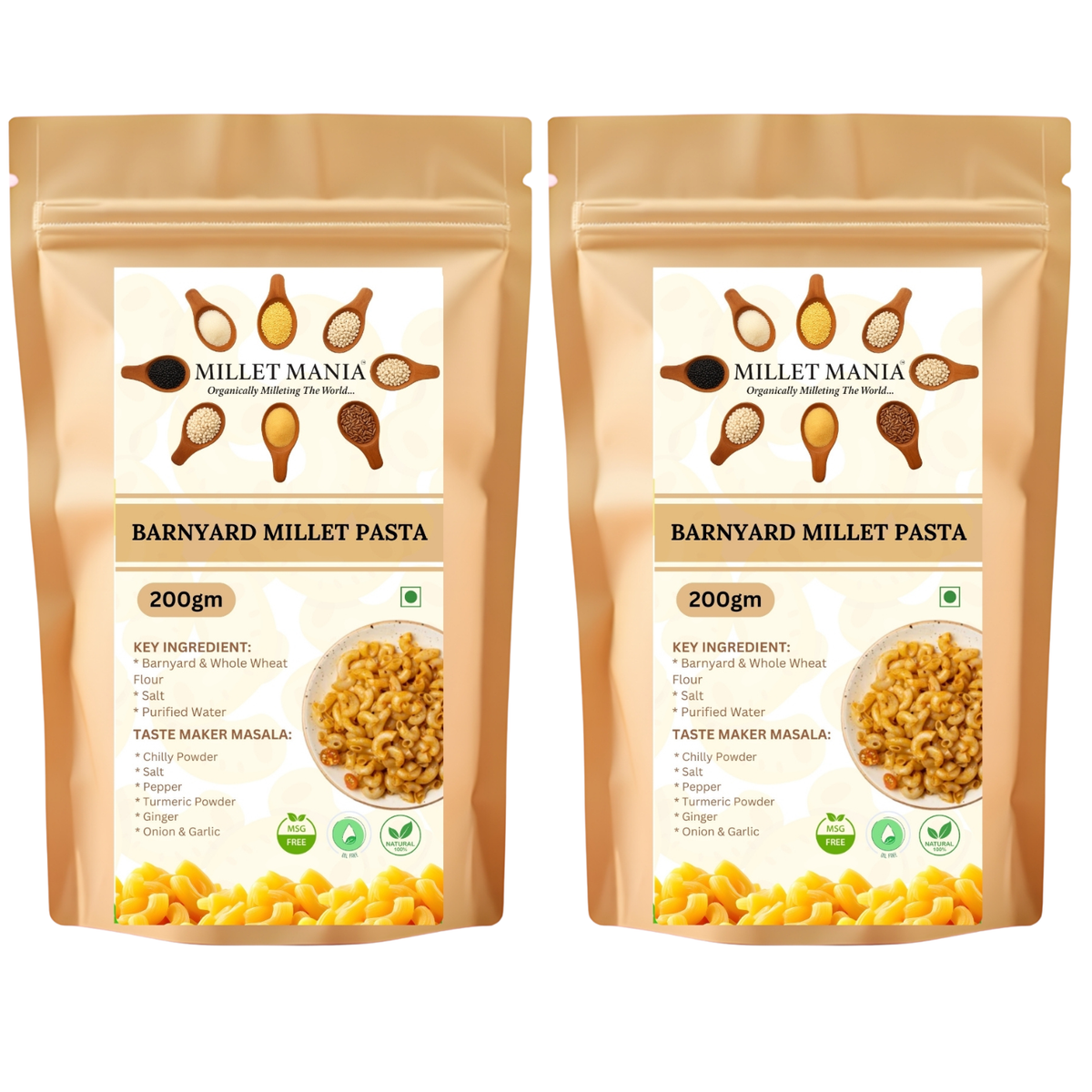 Millet Mania Barnyard Pasta