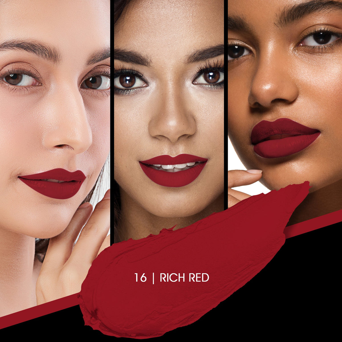 Colors Queen Kiss Lips Non-Transfer Matte Lipstick – 24 Bold Shades