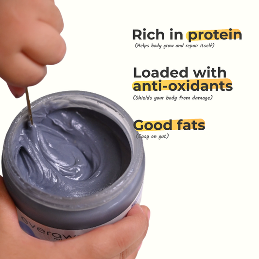 Everaw Nutrition Blue Vanilla Cashew Butter