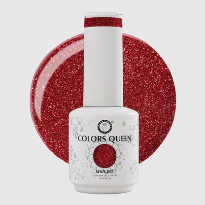 Colors Queen UV LED Soak Off Gel Polish - Glitter Nail Colors | 15 ML