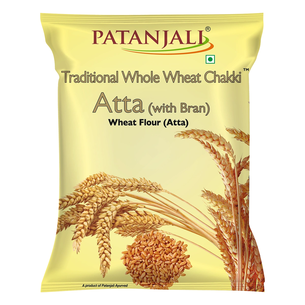 Patanjali Traditional Whole Wheat Chakki Atta with Bran