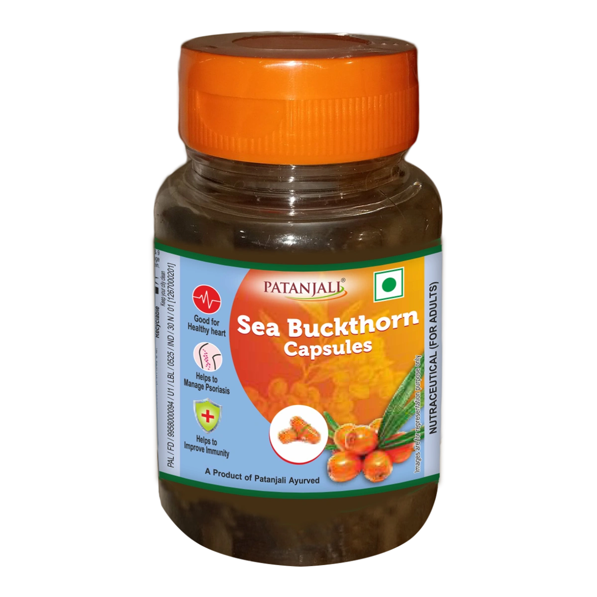 Patanjali Sea Buckthorn Capsule 30 caps - PUSHMYCART