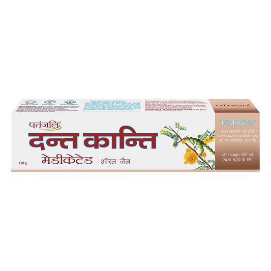 Patanjali Dant Kanti Medicated Oral Gel 100g - PUSHMYCART