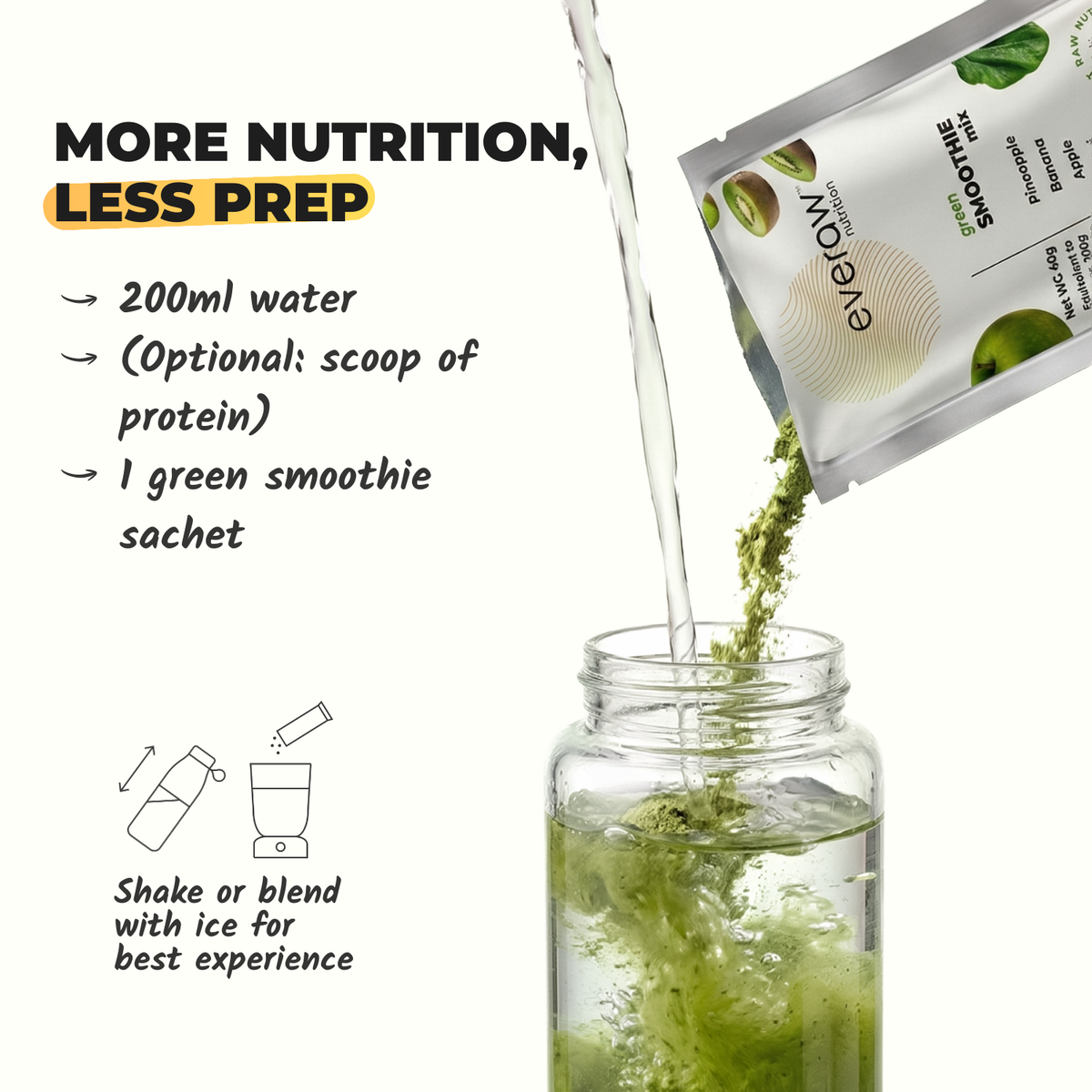 Everaw Nutrition Green Smoothie