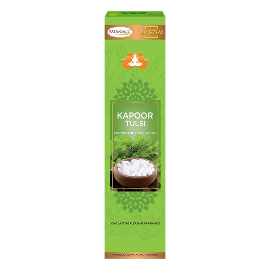 Patanjali Aastha Premium Agarbatti Kapoor Tulsi