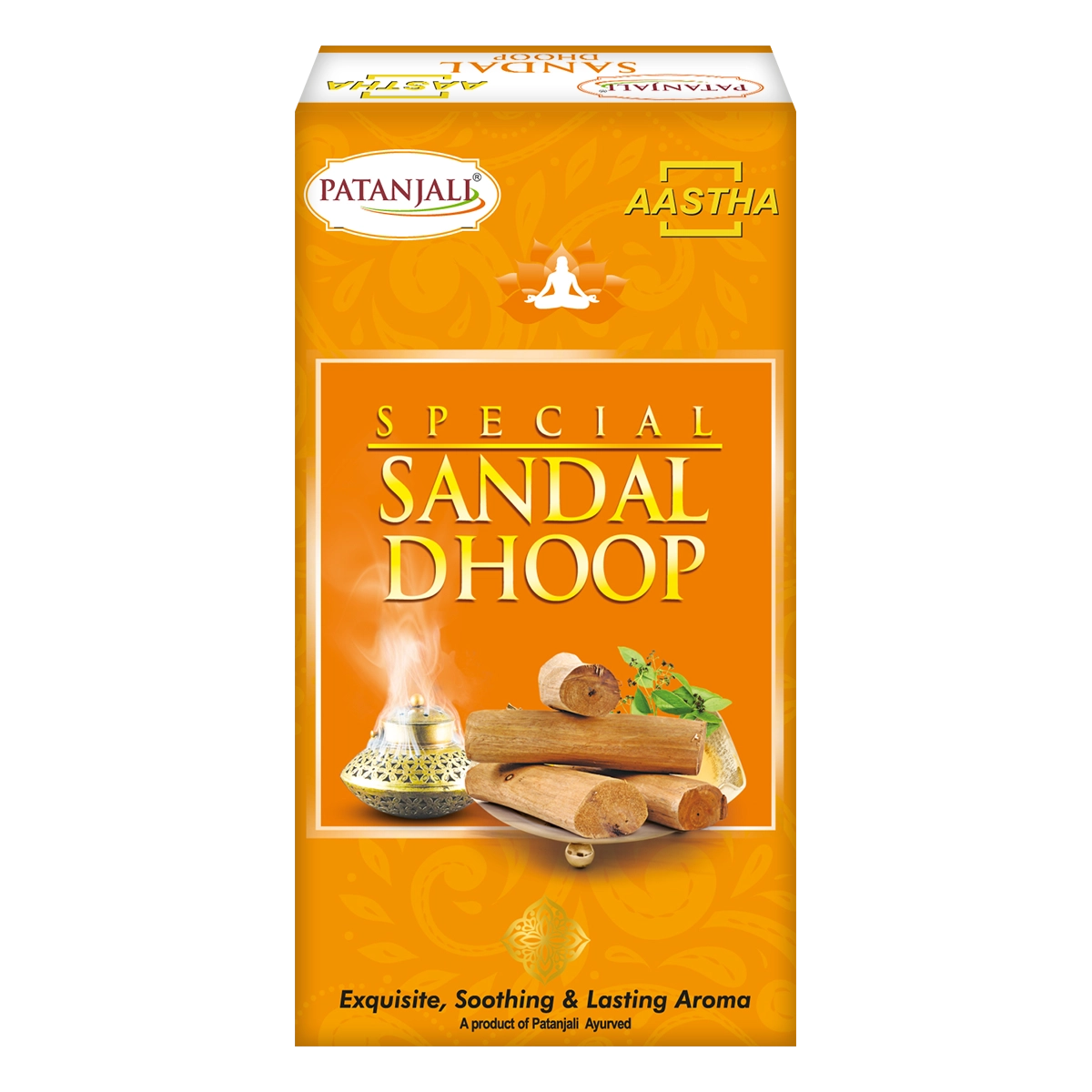 Patanjali Aastha Special Sandal Dhoop - 10 N