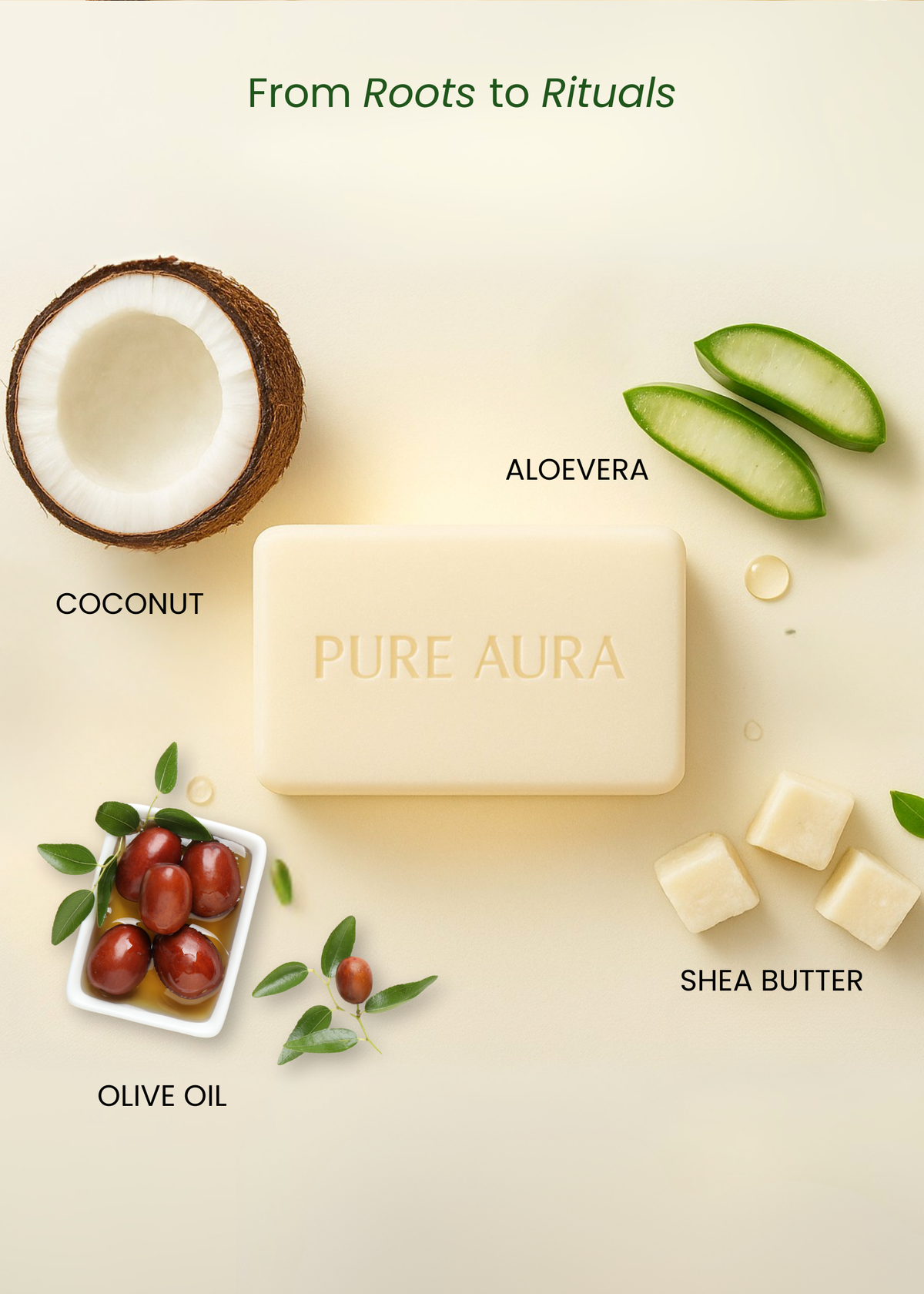 Pure Aura 10% Coconut Baby Soap