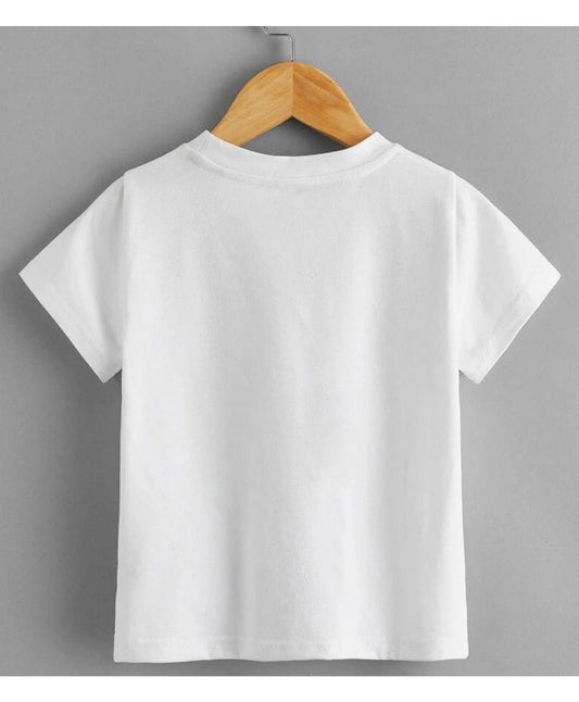 KNITROOT My First Dussehra Ravan Heads and Archer Half Sleeves Tee White
