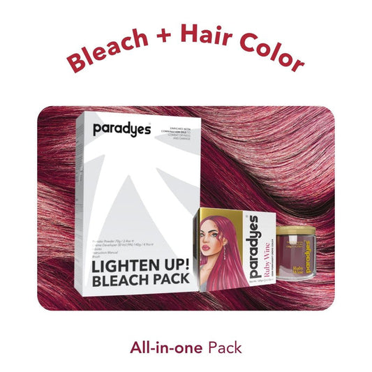 Paradyes Ruby Wine + Lighten Up! Bleach Pack