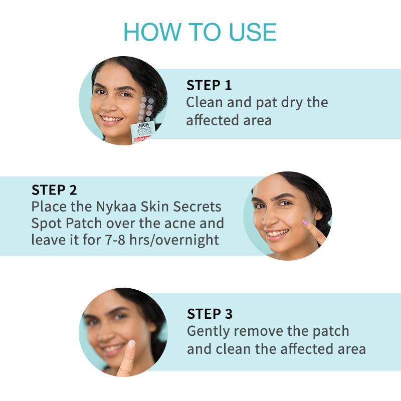 Nykaa Skin Secrets Tea Tree & Salicylic Acid Spot Patch - PUSHMYCART