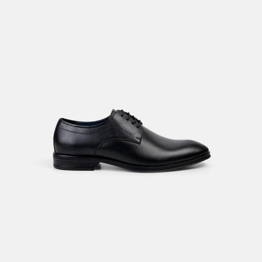 Mochi Black Formal Lace Up Shoes for Men Style 19-646