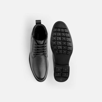 Mochi Black Formal Boots for Men Style 19-675