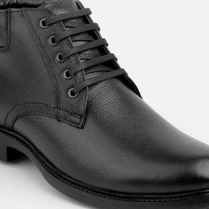 Mochi Black Formal Boots for Men Style 19-675