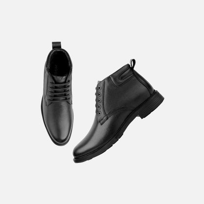 Mochi Black Formal Boots for Men Style 19-675