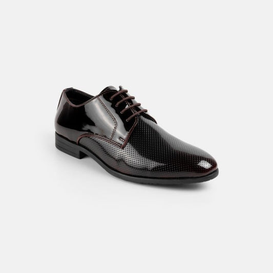 Mochi Wine Formal Lace Up Shoes for Men Style 19-894
