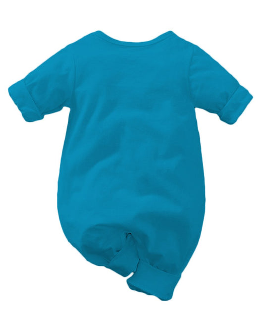Zeezeezoo My First Diwali Diya Bowl Full Sleeves Romper Blue