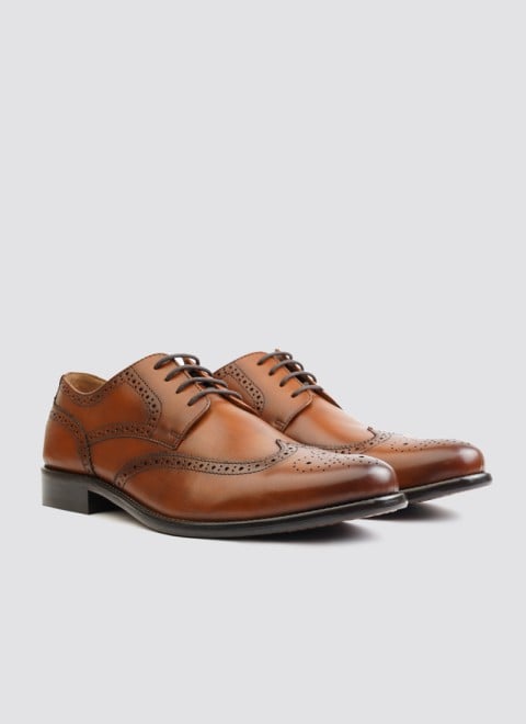 Language Formal Brogue Shoes for Men Style 194-1333
