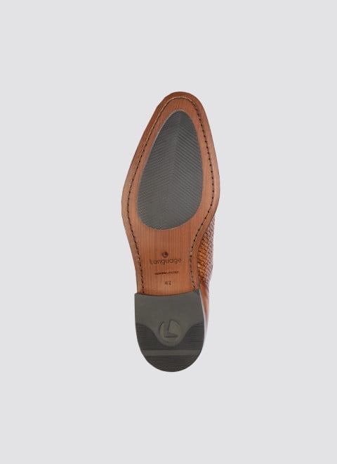 Language Formal Brogue Shoes for Men Style 194-1333