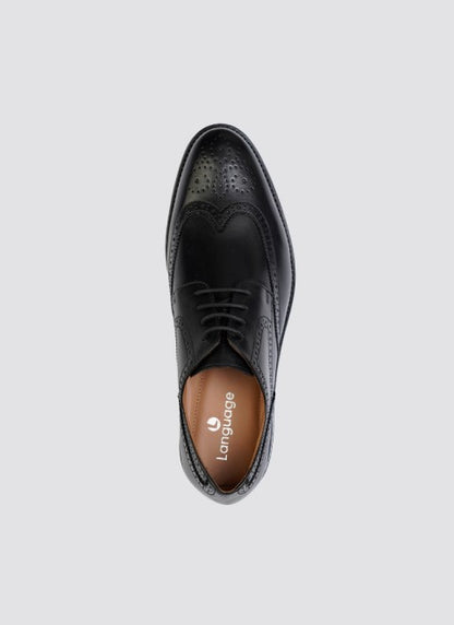 Language Formal Brogue Shoes for Men Style 194-1333