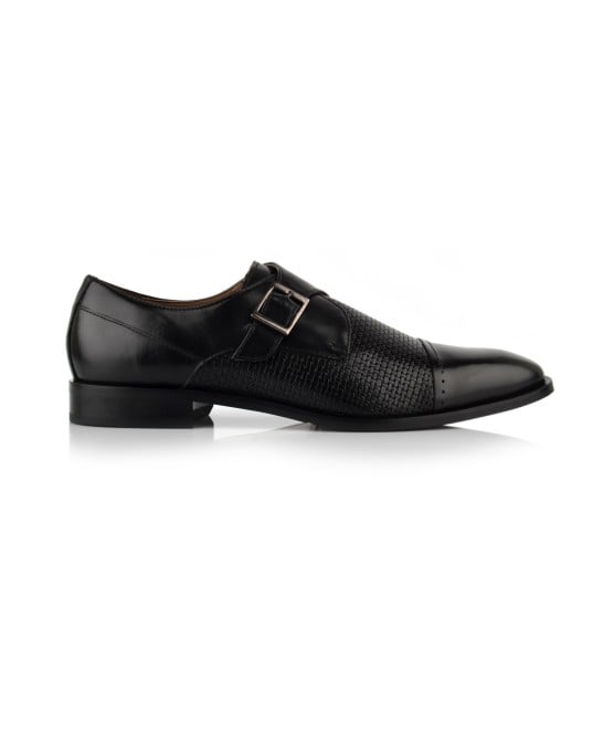 Language Formal Monk Strap Shoes for Men Style 194-540