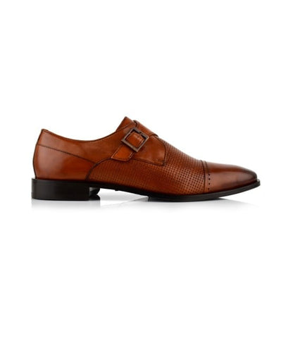 Language Formal Monk Strap Shoes for Men Style 194-540