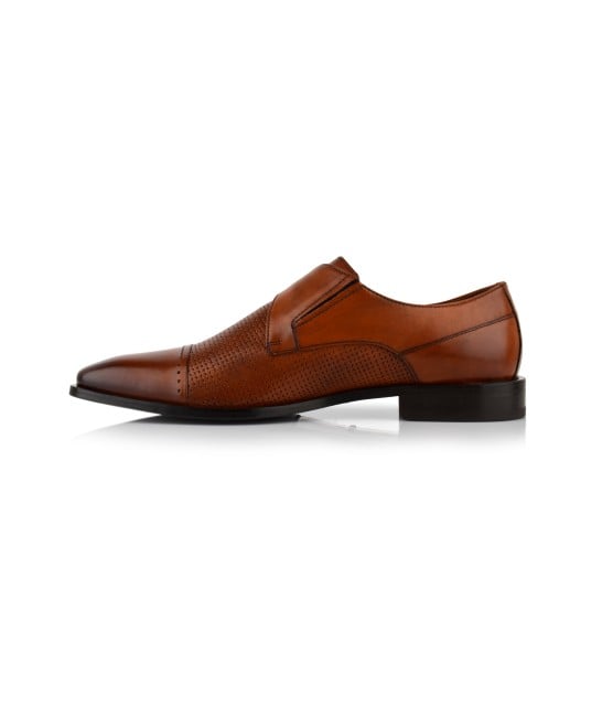 Language Formal Monk Strap Shoes for Men Style 194-540