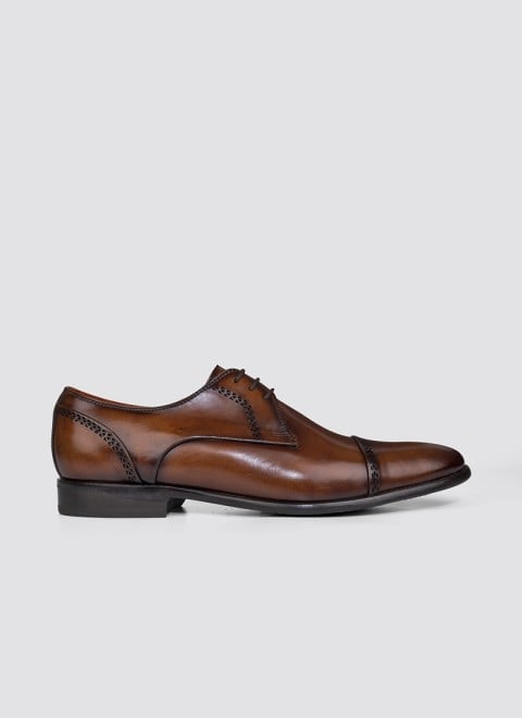Language Tan Formal Oxford Shoes for Men Style 194-947