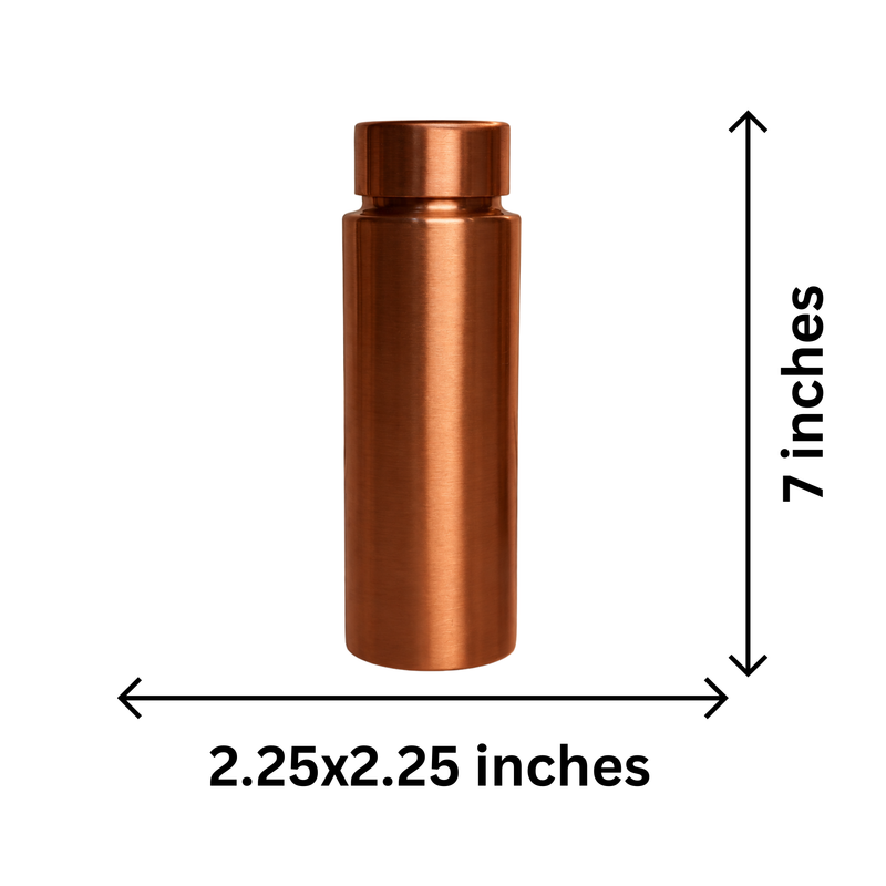 Pure Copper Plain Water Bottle 500 ml