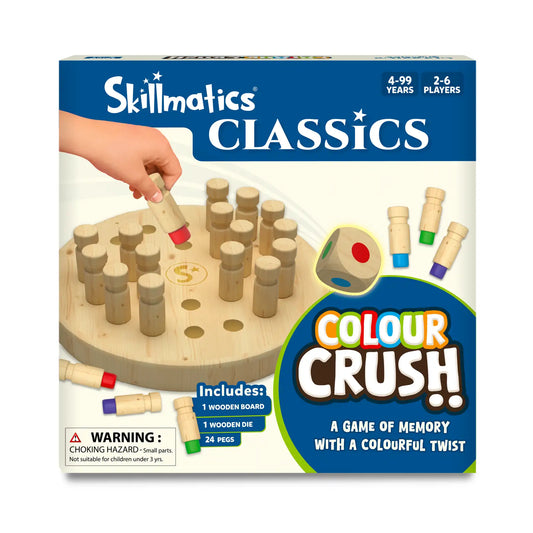 Skillmatics Colour Crush Thrilling Memory Game Ages 4 and Up