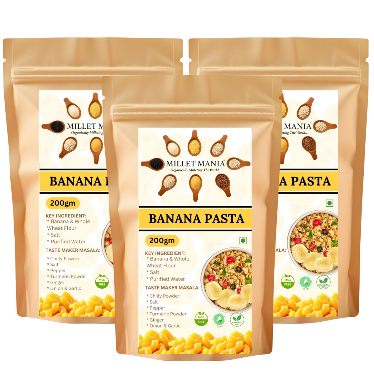 Millet Mania Banana Flour Pasta
