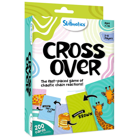 Skillmatics Crossover Fast-Paced Connection Game for Kids Ages 7 and Up