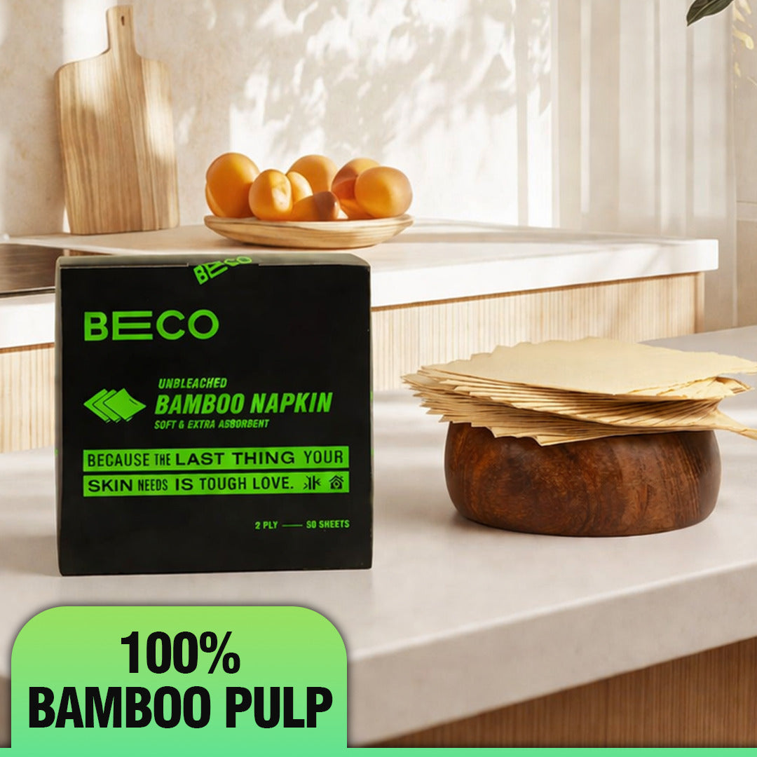 BECO Bamboo Serving Napkins 50 sheets image 1