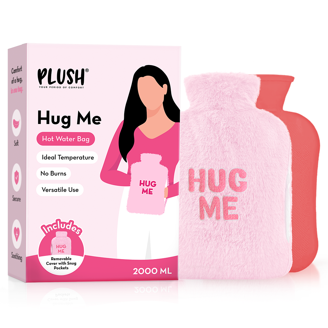 Plush Hot Water Bag with Soft Fur Cover