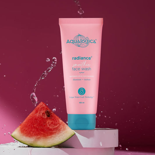 Aqualogica Radiance+ Smoothie Face Wash 100ml | Pack of 2