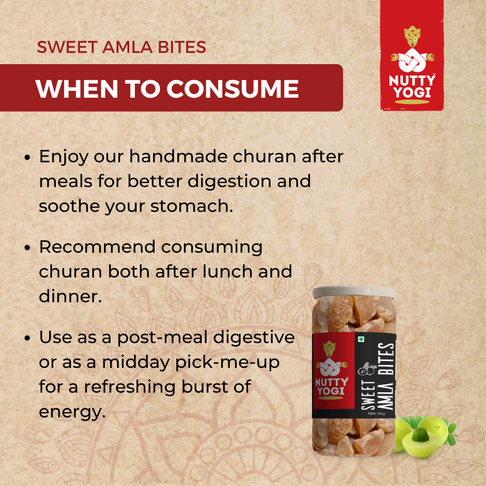 Nutty Yogi Sweet Amla Bites 100g