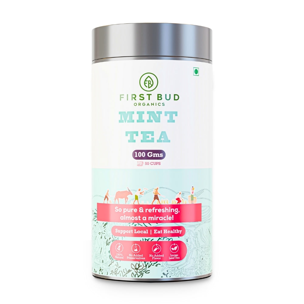 First Bud Organics Mint Tea