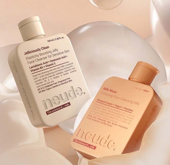 Neude Milk-Rich Daily Double Cleansing Routine