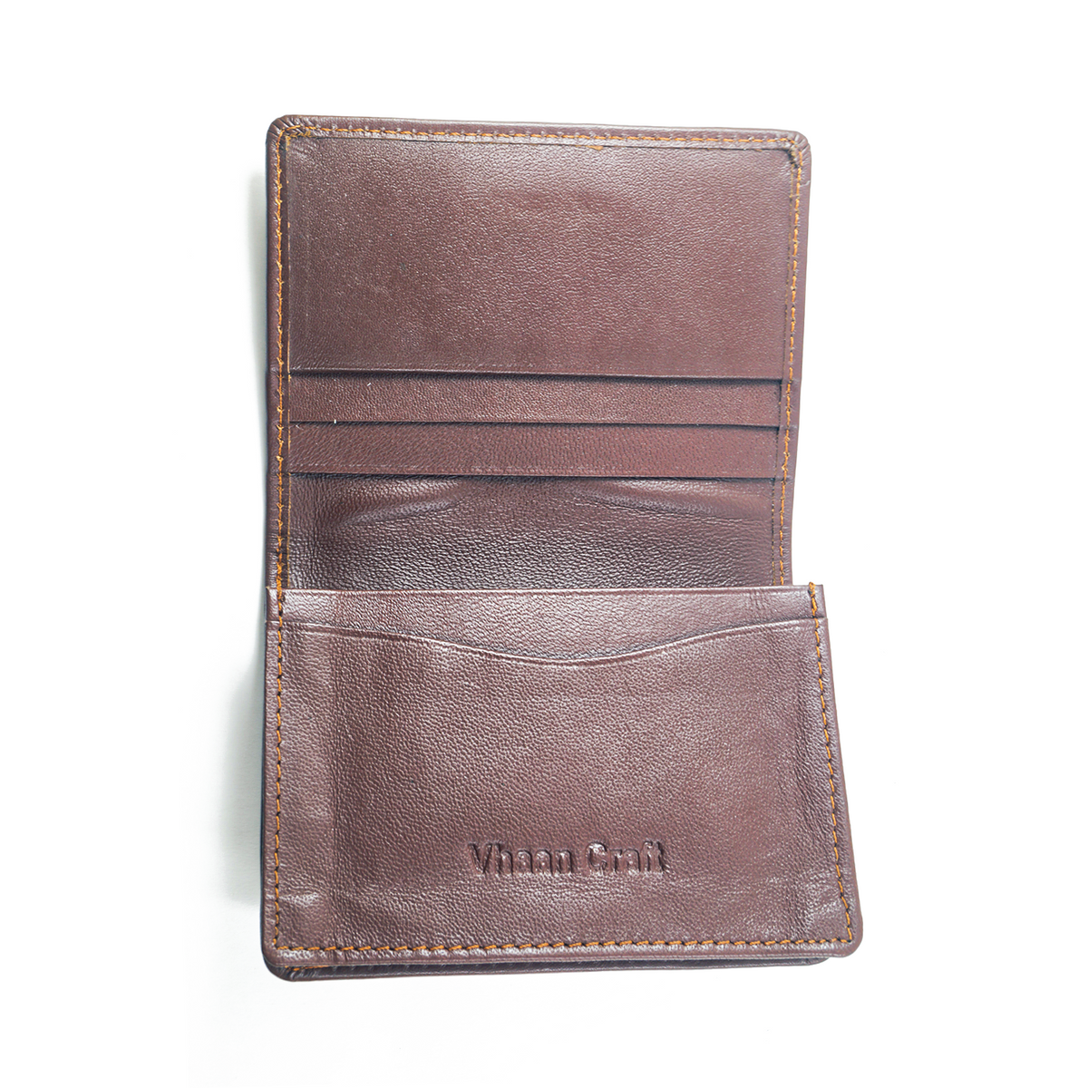 Vhaanfootwear Premium Leather Card Holder with Protective Cover by Vhaan - View 24